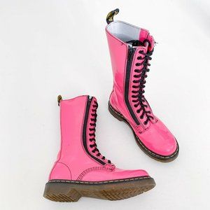 Dr. Martens | 9733 14-Eye Leather Boots Hot Pink